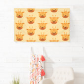 Giraffe Birthday Kids Art Banner (Insitu)
