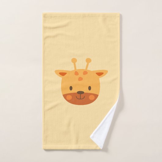 Giraffe Birthday Kids Art Handtuch (Handtuch)