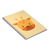 Giraffe Birthday Kids Art Notizblock (Rechte Seite)