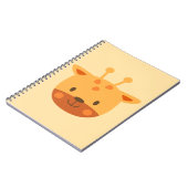 Giraffe Birthday Kids Art Notizblock (Linke Seite)
