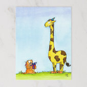 GIRAFFE BIRTHDAY Postkarte von Nicole Janes