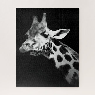 giraffe black and whit puzzle