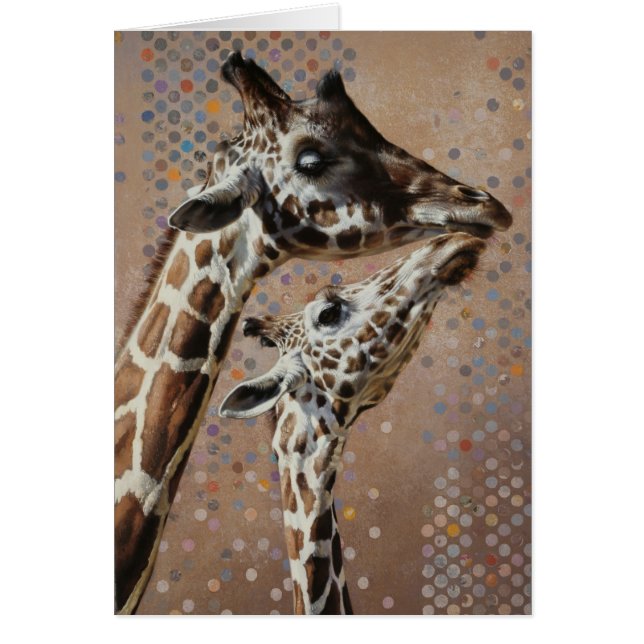 Giraffe Blank Card von Andrew Denman (Vorne)