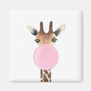 Giraffe blasen magnet
