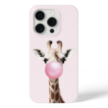 Giraffe Blasen Pink Blubble Gum Phone Case