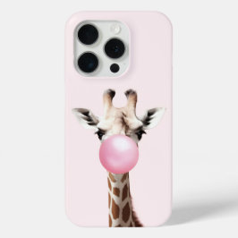 Giraffe Blasen Pink Blubble Gum Phone Case
