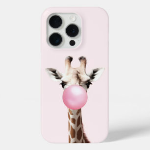 Giraffe Blasen Pink Blubble Gum Phone Case
