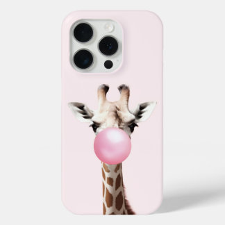 Giraffe Blasen Pink Blubble Gum Phone Case
