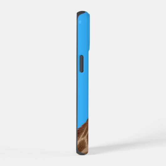 Giraffe Blowe Gum Bubble iPhone 15 Hülle (Rechte Seite)