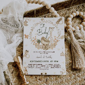 Giraffe Boho Baby Shower Einladung