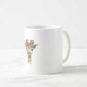 Giraffe Boho Wildblume Coquette Bow Mama Mütter D Kaffeetasse (VorderseiteRechts)