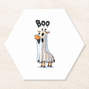 Giraffe Boo Halloween Klassik T-Shirt_14 Untersetzer