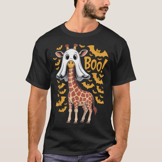 Giraffe Boo Halloween Kostüme Männer Frauen Kinder T-Shirt (Vorderseite)