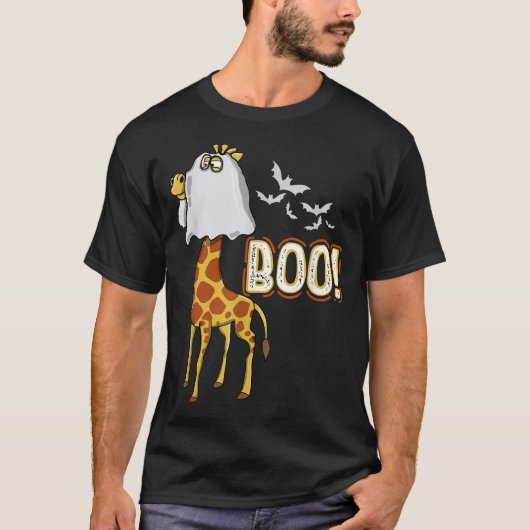 Giraffe Boo Halloween Kostüme Männer Frauen T-Shirt (Vorderseite)
