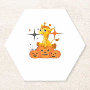 Giraffe Boo Halloween � Süßes gruseliges Saison-De Untersetzer