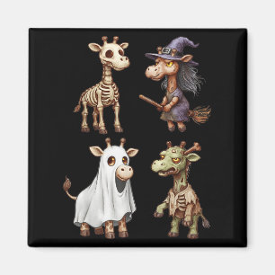 Giraffe Boo Zombie Hexenkostüm Frauen Magnet