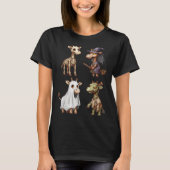 Giraffe Boo Zombie Hexenkostüm Frauen T-Shirt (Vorderseite)