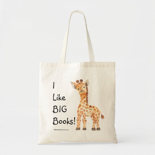 Giraffe Book-Tasche Tragetasche (Vorne)