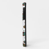 Giraffe, braun und Aquamarin Case-Mate iPhone Hülle (Hinten/Links)