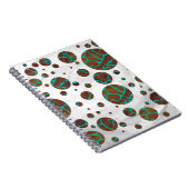 Giraffe, braun und Aquamarin Notizblock (Rechte Seite)
