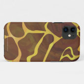 Giraffe, braun und gelb Case-Mate iPhone hülle (Rückseite (Horizontal))