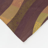 Giraffe, braun und gelb fleecedecke (Ecke)