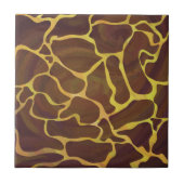 Giraffe, braun und gelb fliese (Vorderseite)