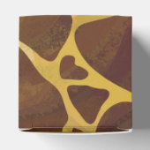 Giraffe, braun und gelb geschenkschachtel (Oben)