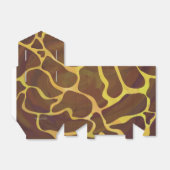 Giraffe, braun und gelb geschenkschachtel (Ungefaltet)
