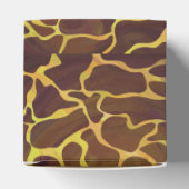 Giraffe, braun und gelb geschenkschachtel (Oben)