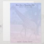 Giraffe Briefbogen (Vorne/Hinten)