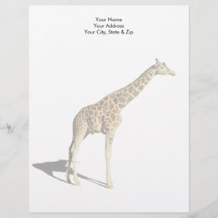 Giraffe Briefbogen