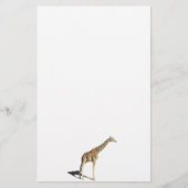 Giraffe Briefpapier (Vorderseite)