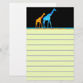 Giraffe Briefpapier (Vorne/Hinten)