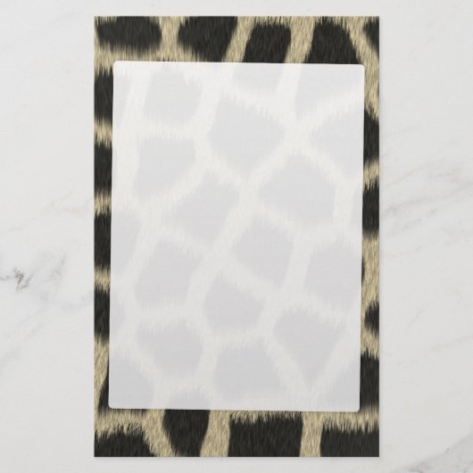 Giraffe Briefpapier (Vorderseite)