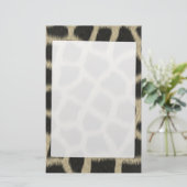 Giraffe Briefpapier (Stehend Vorderseite)
