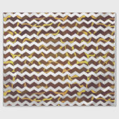 Giraffe Brown und gelber Druck Geschenkpapier (Flach)