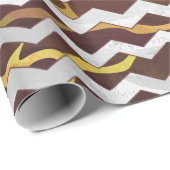 Giraffe Brown und gelber Druck Geschenkpapier (Rolleneckpunkt)