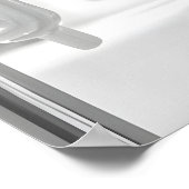 Giraffe Brushing Teeth Print, Funny Bathroom Poster (Ecke)