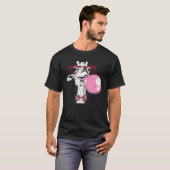 Giraffe Bubblegum Nerd Glasses Bowtie Niedlich Hal T-Shirt (Vorne ganz)