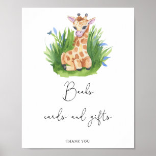 Giraffe - Bücher, Karten und Geschenke Poster
