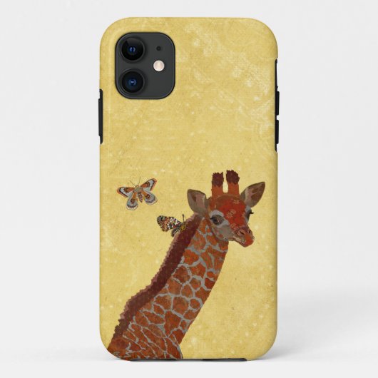 GIRAFFE & BUTTERFLIES Case-Mate iPhone HÜLLE (Rückseite)