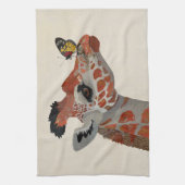GIRAFFE & BUTTERFLY GESCHIRRTUCH (Vertikal)