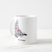 Giraffe&Butterfly Tasse キリンと蝶のマグカップ (Vorderseite Links)