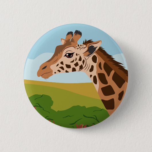 Giraffe Button (Vorderseite)
