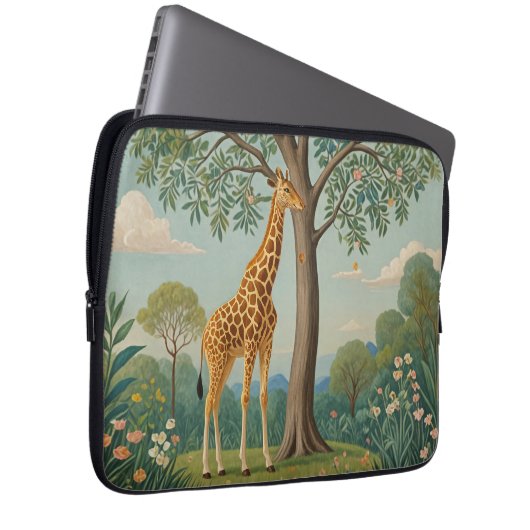 Giraffe-Canopy Laptopschutzhülle (Vorne Rechts)