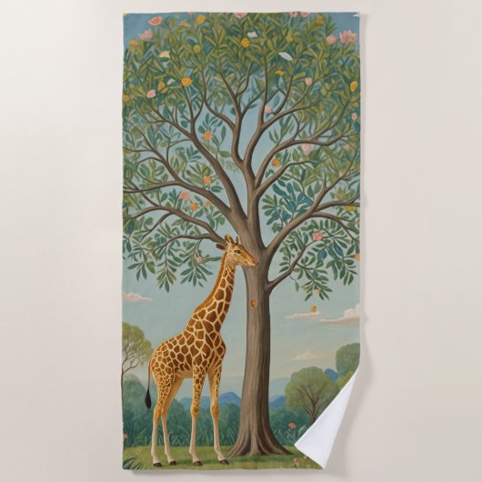 Giraffe-Canopy Strandtuch (Vorderseite)