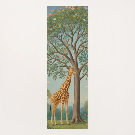 Giraffe-Canopy Yogamatte (Rückseite)
