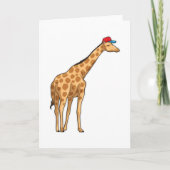Giraffe Cap Karte (Vorderseite)