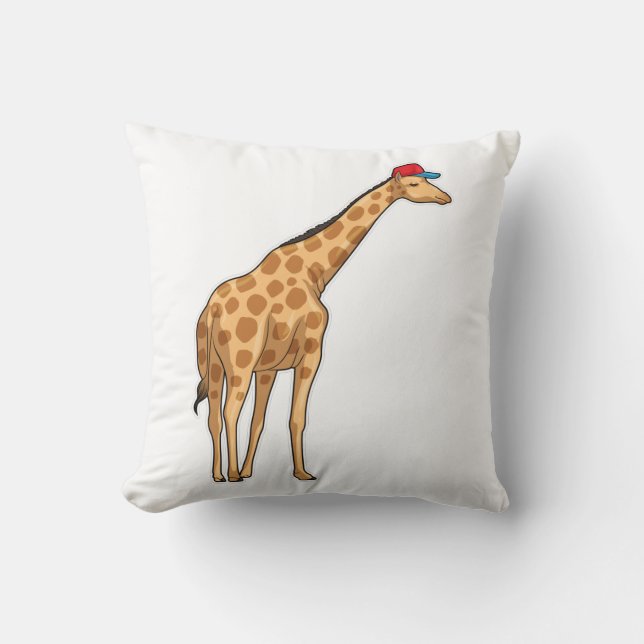 Giraffe Cap Kissen (Vorderseite)
